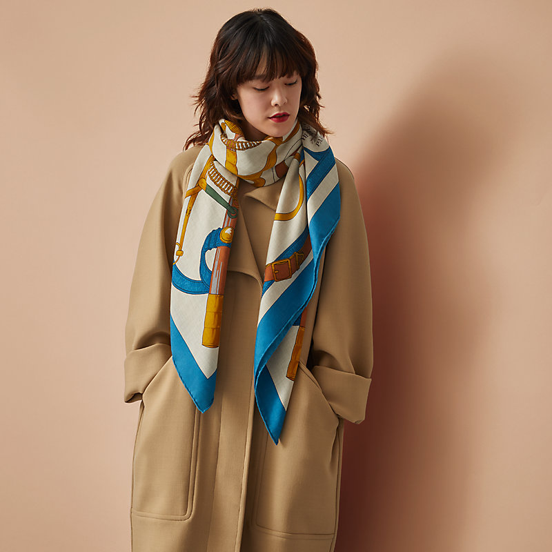 Hermes cashmere hot sale shawl